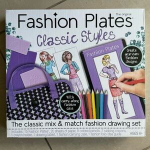 Fashion Plates Classic Styles Drawing Set